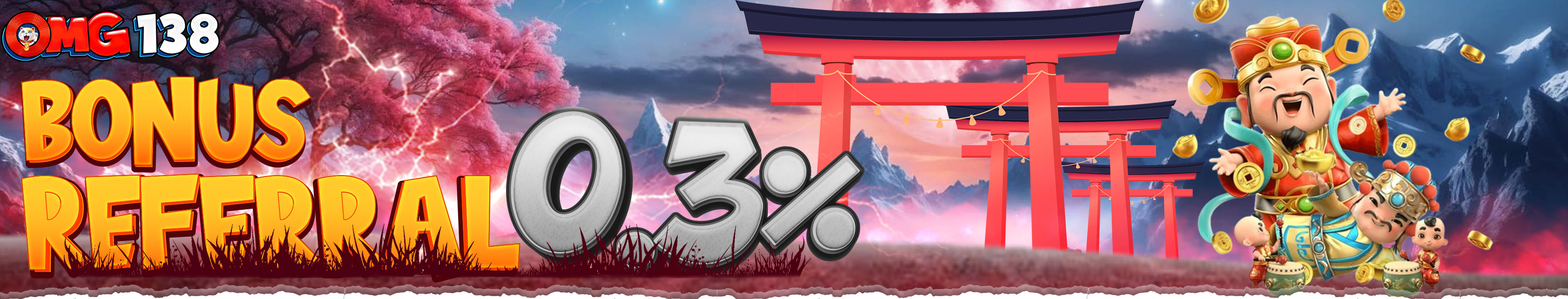Bonus Refferal 0.3%