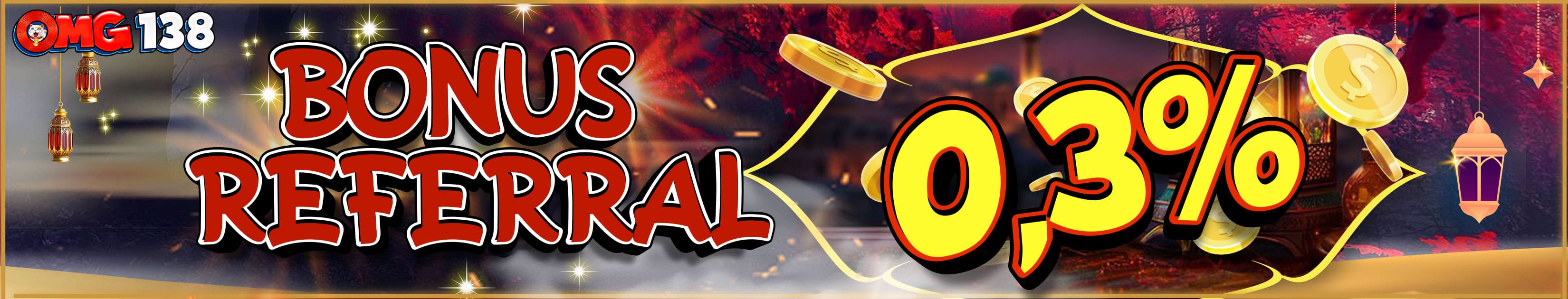 Bonus Refferal 0.3%